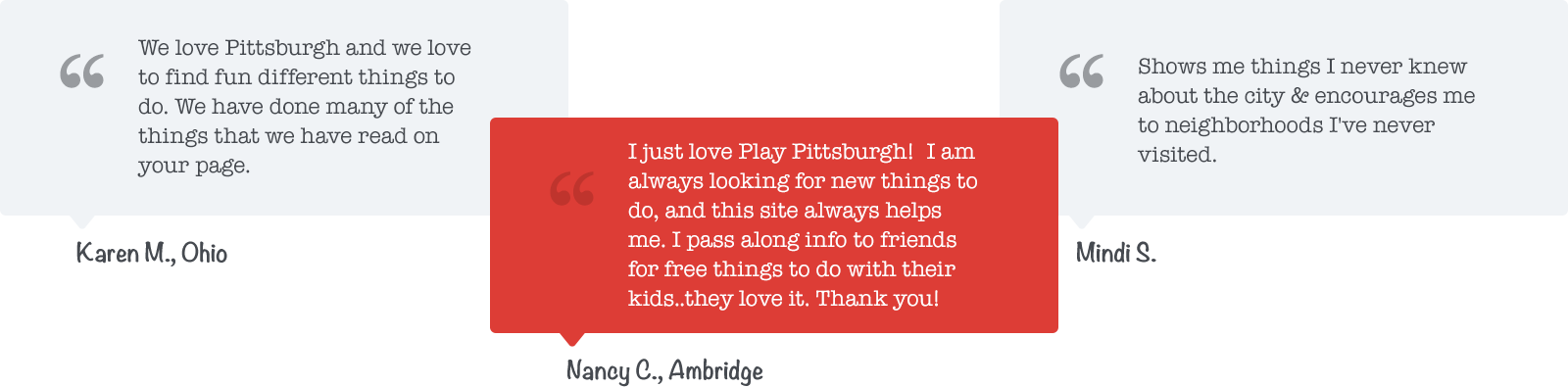 Happy Reader Testimonials