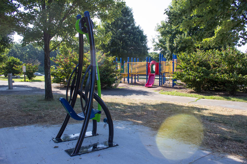 Outdoor Exercise Equipment at North Park