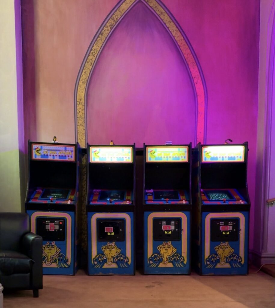 the church arcade